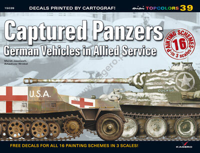 15039 - Captured Panzer German Vehicles in Allied Service (kalkomania)