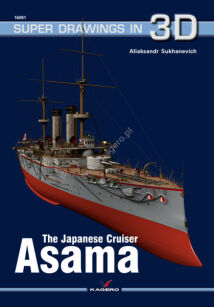 16081 u - The Japanese Cruiser Asama