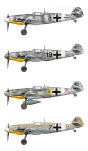 15034 - Messerschmitt Bf 109s over the Mediterranean Part I (kalkomania) - 8